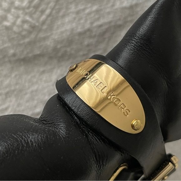 Michael Kors Leather Arley Riding Boots, Size 8 1/2 - Picture 3 of 16